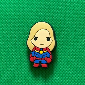 🌼 (5/$10 or 10/$15) NEW Superhero Marvel Supergirl Croc Shoe Charm Collection
